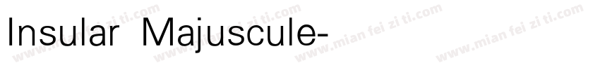 Insular Majuscule字体转换